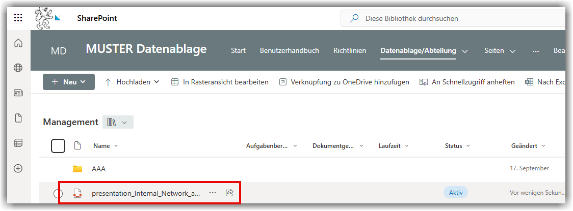 sharePoint datenablage citrix 036