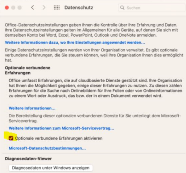 OneNote iPad Datenschutz