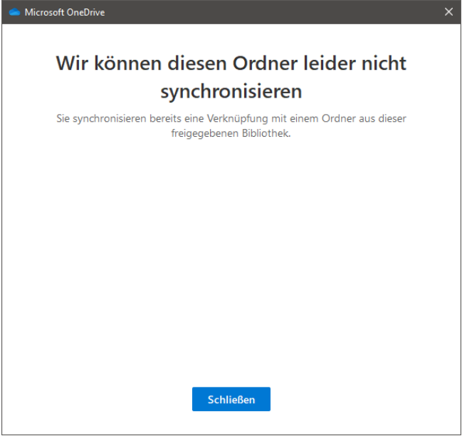 Outlook Fehlermeldung