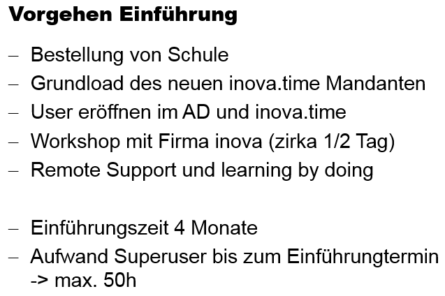 Vorgehen